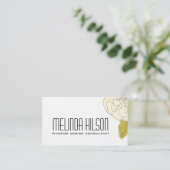 Elegant ventilator Visitekaartje - crème (Staand voorkant)