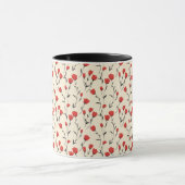 Elegant Verfijnd Chic Schattig Romantisch Bloemig Mok (Midden)