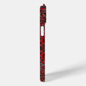 elegant verfijnd goud ruby red burgundy Case-Mate iPhone case (Achterkant / Rechts)