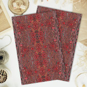 elegant verfijnd goud ruby red burgundy tissuepapier