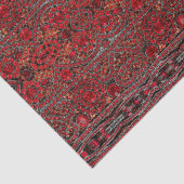 elegant verfijnd goud ruby red burgundy tissuepapier (Detail)