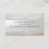 Elegant verfijnd modern modern Glitter Bokeh, pare Visitekaartje (Achterkant)