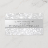 Elegant verfijnd modern modern Glitter Bokeh, pare Visitekaartje (Achterkant)