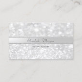 Elegant verfijnd modern modern Glitter Bokeh, pare Visitekaartje (Voorkant)