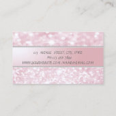 Elegant verfijnd modern modern Glitter Bokeh, pare Visitekaartje (Achterkant)