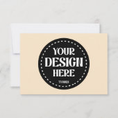 Elegant, verfijnd, strak & minimalistisch aankondiging (Voorkant)