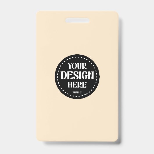 Elegant, verfijnd, strak & minimalistisch badge (Voorzijde)