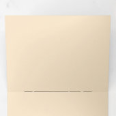Elegant, verfijnd, strak & minimalistisch drieluik aankondiging (Binnenzijde eerst)