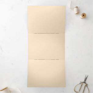 Elegant, verfijnd, strak & minimalistisch drieluik aankondiging