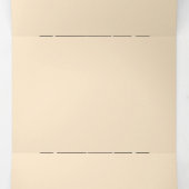Elegant, verfijnd, strak & minimalistisch drieluik aankondiging (Binnenkant midden)