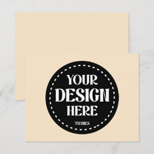 Elegant, verfijnd, strak & minimalistisch feestdagenkaart
