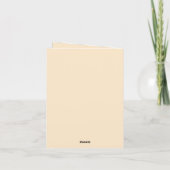 Elegant, verfijnd, strak & minimalistisch kaart (Achterkant)