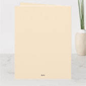 Elegant, verfijnd, strak & minimalistisch kaart (Achterkant)