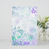 Elegant verharde pastels briefpapier (Staand voorkant)