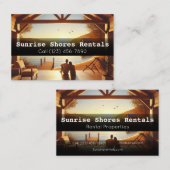 Elegant Verhuur Vastgoed Visitekaartje Perfect (Voorkant / Achterkant)