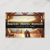 Elegant Verhuur Vastgoed Visitekaartje Perfect (Voorkant)