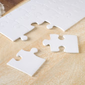 Elegant verjaardagsfeestje welkom legpuzzel (Zijkant)