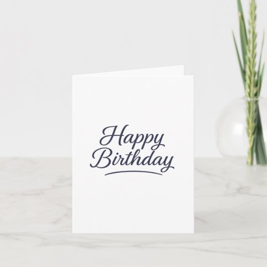 Elegant verjaardagskalligrafie ontwerp (Voorkant)