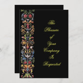 Elegant verlicht Art - Aangepaste uitnodigingen (Voorkant / Achterkant)