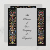 Elegant verlicht Art - Aangepaste uitnodigingen (Voorkant / Achterkant)