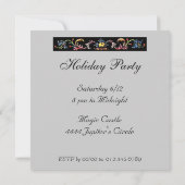 Elegant verlicht Art - Aangepaste uitnodigingen (Achterkant)