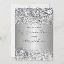 elegant verlofpartij chic Silver glitter