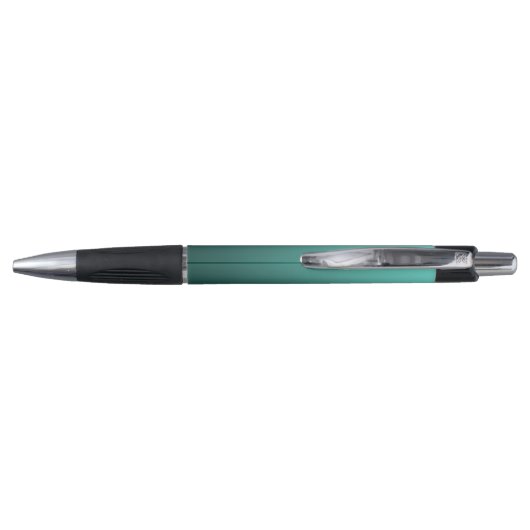Elegant verloop Blauwgroen met aangepaste tekst Pen (Achterkant)