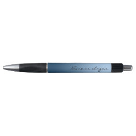 Elegant Verloopblauw met de Tekst van de Douane Pen
