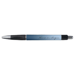 Elegant Verloopblauw met de Tekst van de Douane Pen
