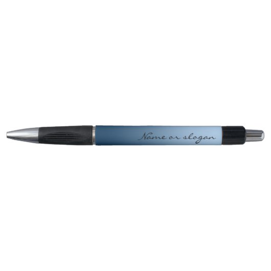 Elegant Verloopblauw met de Tekst van de Douane Pen (Voorkant)