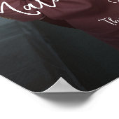 Elegant verlovingsfeest welkomstbord met foto poster (Hoek)