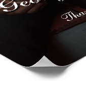 Elegant verlovingsfeest welkomstbord met foto poster (Hoek)