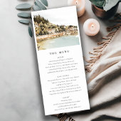 Elegant Verona Adige River Italië Bruiloft Menu Ka Kaart