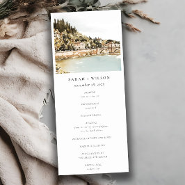 Elegant Verona Adige rivier Italië bruiloft progra Kaart