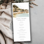 Elegant Verona Adige rivier Italië bruiloft progra Kaart