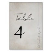 Elegant verontruste gotisch kaart (Achterkant)