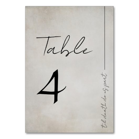 Elegant verontruste gotisch kaart (Achterkant)