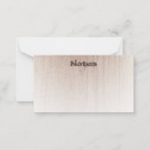 Elegant Verstoord Teksthout Kijk Moderne Sjabloon (Achterkant)