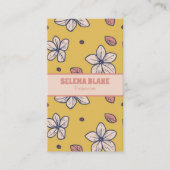 Elegant verticaal bloemontwerp - chique en modern visitekaartje (Voorkant)