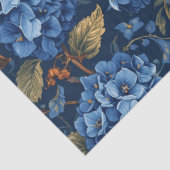 Elegant Vervlogen Hydrangea Bloemmotief Decoupage Tissuepapier (Detail)