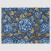 Elegant Vervlogen Hydrangea Bloemmotief Decoupage Tissuepapier (Voorkant)