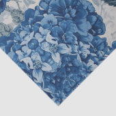 Elegant Vervlogen Hydrangea Bloemmotief Decoupage Tissuepapier (Detail)