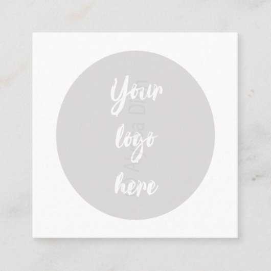 Elegant verwijzingskaart aanbevelingskaartje (Voorkant)