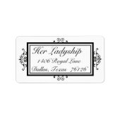 Elegant verzendlabels etiket (Voorkant)