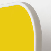 Elegant Vet Gebold Monogram Beginletter Zonnebloem Pickleball Paddle (Links Detail)