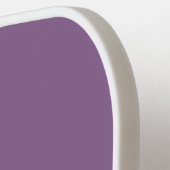 Elegant Vet Gedrukt Monogram Initiaal Stof Paars Pickleball Paddle (Links Detail)