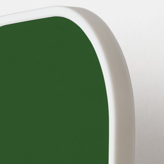 Elegant Vet Monogrammed Initiaal Pine Green Pickleball Paddle (Links Detail)