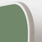 Elegant Vet Monogrammed Initiaal Sage Groen Pickleball Paddle (Links Detail)