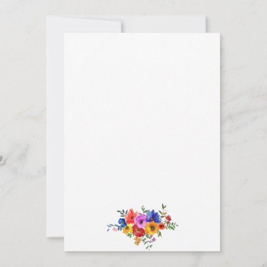 Elegant Vet Rozen en pinda's Wedding Kaart (Achterkant)