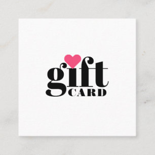 Elegant vet typografie salon cadeaubon kortingskaartje